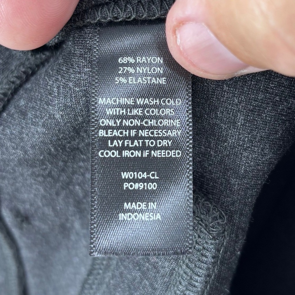 Betabrand DPYP Dress Pant Yoga Pants Bootcut Women M Charcoal Gray Stretch Work - Picture 7 of 8
